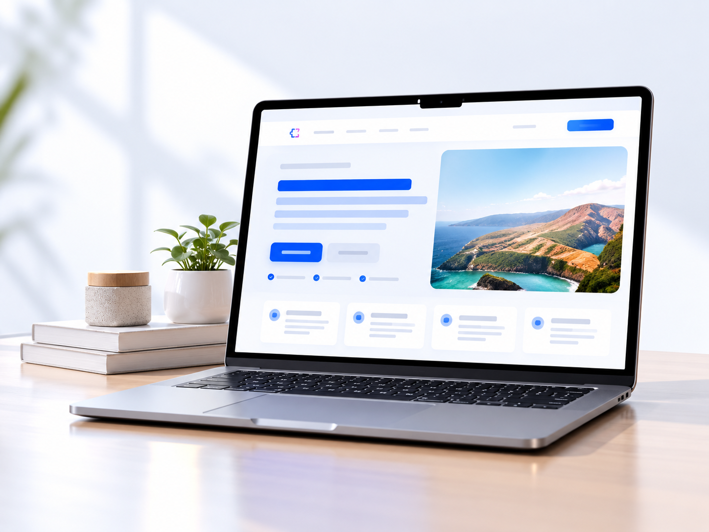 A website being built